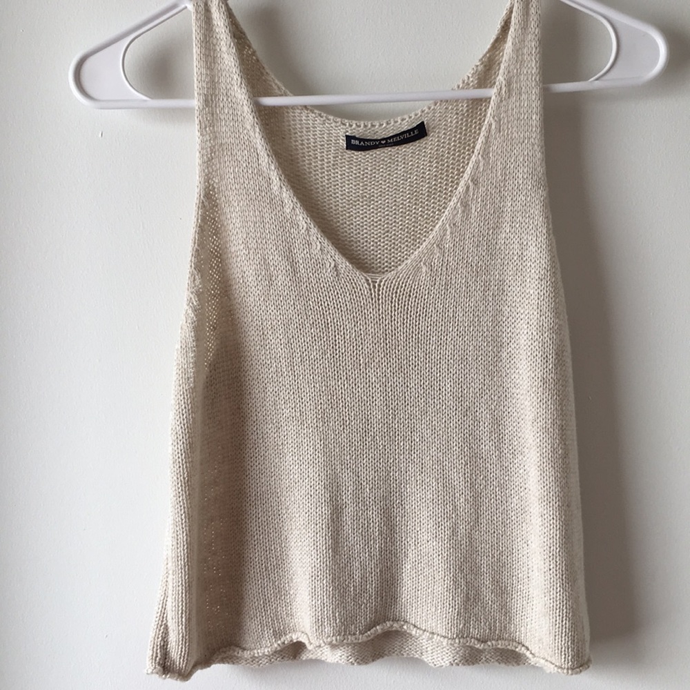 Sweater crop top